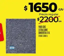 Supermercados DIA Banderita paño gris extra suave oferta