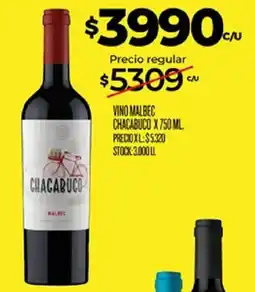 Supermercados DIA Chacabuco vino malbec oferta