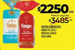 Supermercados DIA Fargo pan para hamburguesas oferta