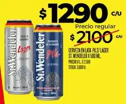 Supermercados DIA St. Wendeler cerveza en lata pils/lager oferta