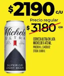 Supermercados DIA Michelob ultra oferta