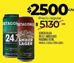 Supermercados DIA Patagonia cerveza oferta