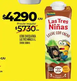 Supermercados DIA Las tres niñas leche con cacao oferta