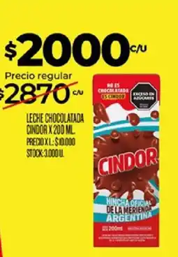 Supermercados DIA Cindor leche chocolatada oferta