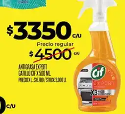 Supermercados DIA Cif antigrasa expert oferta