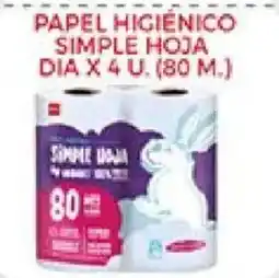 Supermercados DIA Simple hoja oferta