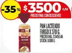 Supermercados DIA Fargo pan lacteado oferta