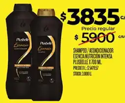 Supermercados DIA Plusbelle shampoo acondicionador esencia nutricion intensa oferta