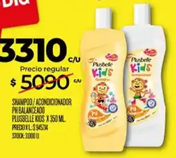 Supermercados DIA Plusbelle kids shampoo acondicionador oferta