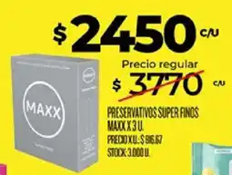 Supermercados DIA Maxx preservativos super finos oferta