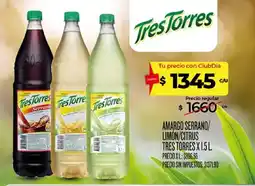 Supermercados DIA Tres Torres amargo serrano/limon/citrus oferta