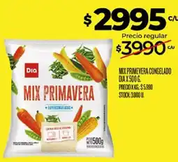 Supermercados DIA Dia mix primavera oferta
