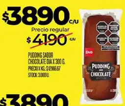 Supermercados DIA Dio pudding sabor chocolate oferta