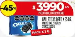 Supermercados DIA Oreo galletitas oferta