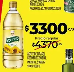 Supermercados DIA Cocinero aceite de girasol oferta