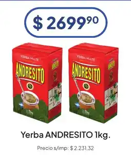 Hergo Andresito yerba mate oferta