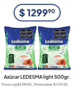 Hergo Ledesma azúcar light oferta