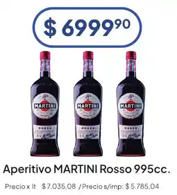 Hergo Martini aperitivo roso oferta