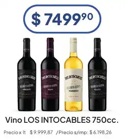 Hergo Los intocables vino oferta