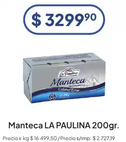 Hergo La paulina manteca oferta