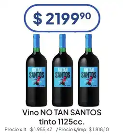 Hergo No tan santos vino tinto oferta