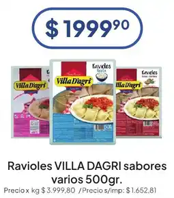 Hergo Villa dagri ravioles sabores varios oferta
