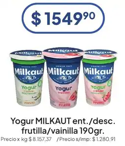 Hergo Milkaut yogur oferta