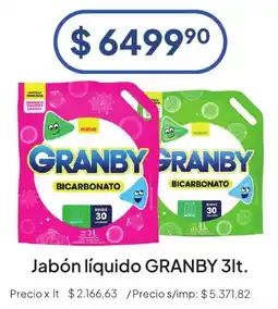 Hergo Granby jabón líquido oferta