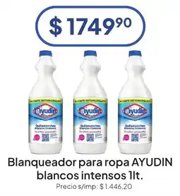 Hergo Ayudin blanqueador para ropa blancos intensos oferta