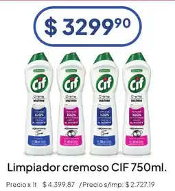 Hergo Cif limpiador cremoso oferta