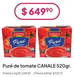 Hergo Canale puré de tomate oferta