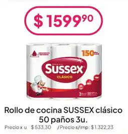 Hergo Sussex rollo de cocina clásico oferta