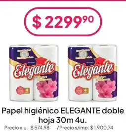 Hergo Elegante papel higiénico oferta