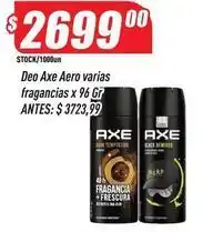 Supermercados Comodin Axe - deo aero varias fragancias oferta