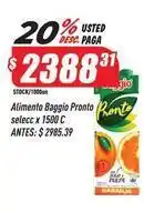 Supermercados Comodin Baggio - alimento oferta