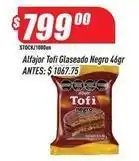 Supermercados Comodin Tofi - alfajor glaseado negro oferta