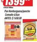 Supermercados Comodin Comodin - pan hamburguesa/pancho 4/6un oferta