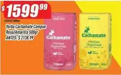 Supermercados Comodin Cachamate - yerba compue rosa/amarilla 500gr oferta