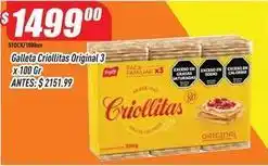 Supermercados Comodin Terrabusi - galleta criollitas original 3 oferta