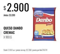 Supermercados Tadicor Cremac queso danbo oferta