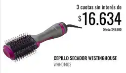 Supermercados Tadicor Westinghouse cepillo secador oferta