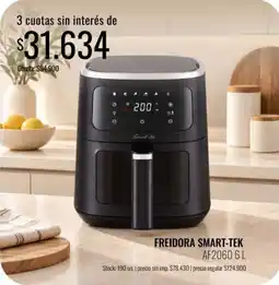 Supermercados Tadicor Smart-tek freidora oferta