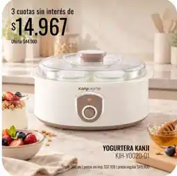 Supermercados Tadicor Kanji home yogurtera oferta
