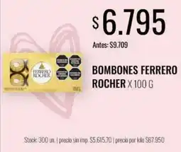 Supermercados Tadicor Ferrero rocher bombones oferta