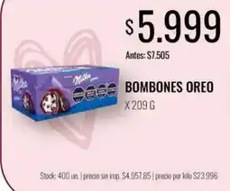 Supermercados Tadicor Milka bombones oreo oferta