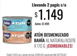 Supermercados Tadicor Bahía atún desmenuzado oferta