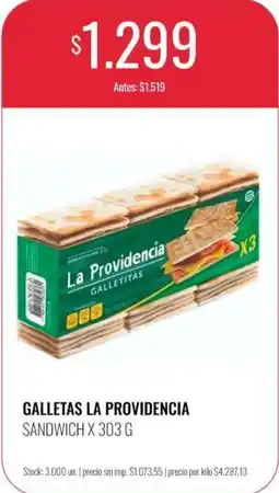Supermercados Tadicor La providencia galletitas sandwich oferta