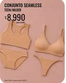 Supermercados Tadicor Conjunto seamless teen/mujer oferta