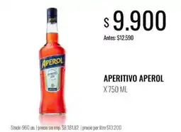 Supermercados Tadicor Aperol aperitivo oferta