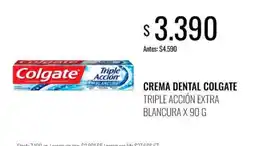 Supermercados Tadicor Colgate crema dental triple acción extra blancura oferta
